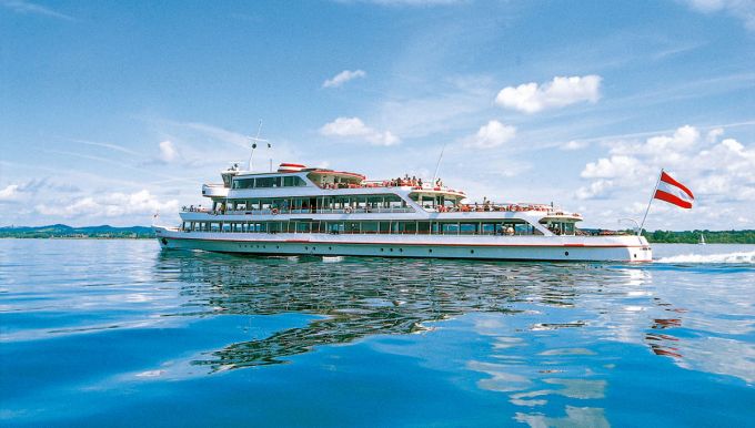 Boat trip on Lake Constance