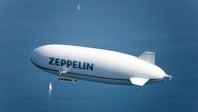 Flug mit dem Zeppelin